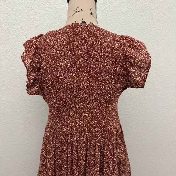 Madewell Pintuck Mini Dress in Florentine Floral Size XS - Picture 10 of 16